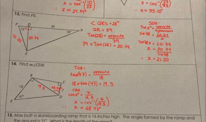 Unit 12 trigonometry homework 3 answer key