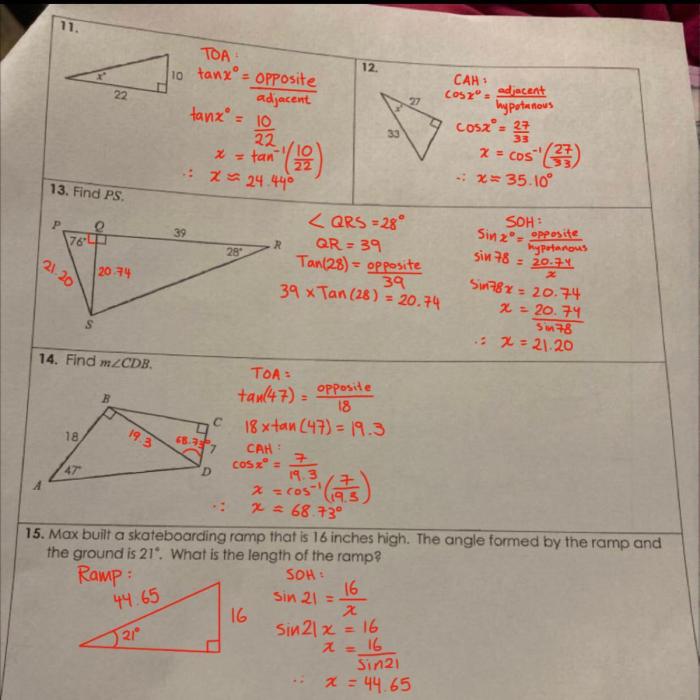 Unit 12 trigonometry homework 3 answer key