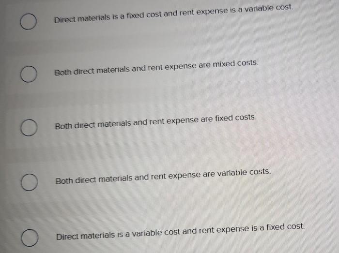 Select cost information for klondike corporation is as follows