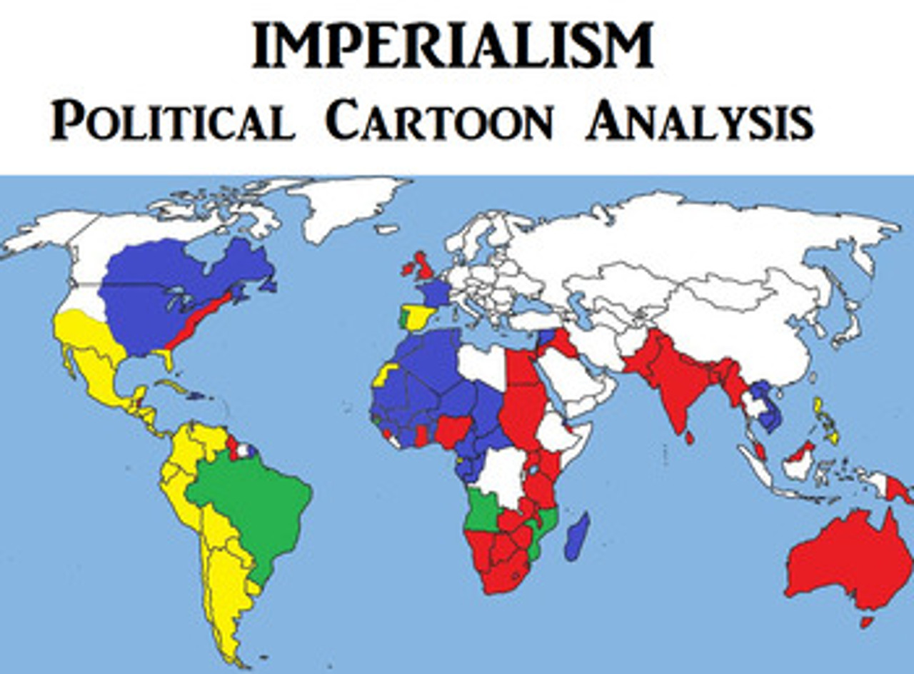 Imperialism political cartoon analysis answers